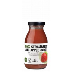 Zdravo Strawberry & Apple Juice - vegan  no added water  no added sugar