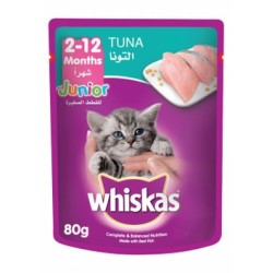 Whiskas Wet Food with Tuna for Junior Cats (2-12 Months)