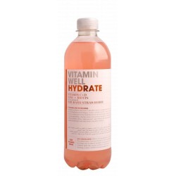 Vitamin Well Hydrating Drink Rhubarb & Strawberry Flavor with Zinc - preservatives free  low calorie