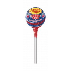 Chupa Chups Bubble Gum Lollipop Cherry Flavor