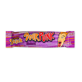 Sour Punk Candy Stick Blueberry Flavor