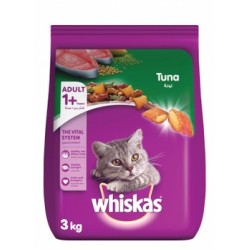 Whiskas Dry Food with Tuna Flavor for Adult Cats (1+ Years)