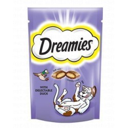 Dreamies Cat Treats with Delectable Duck