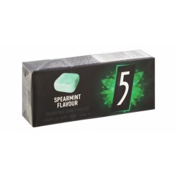 Wrigley s 5 Chewing Gum Spearmint Flavor with Sweeteners - sugar free