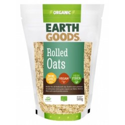 Earth Goods Organic Rolled Oats - vegan  GMO free