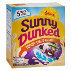 Whitworths Sunny Dunked Raisins Coated with Yoghurt (5 Pieces)