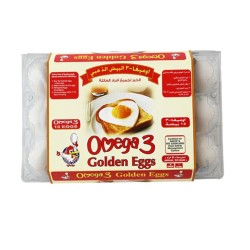 Al Jazira Omega 3 White Golden Eggs - 15 per pack