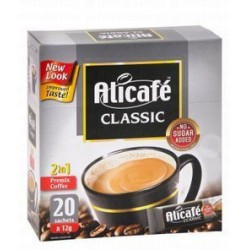 Alicafe Classic Premix Coffee Sachets - no added sugar