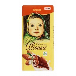 Alionka Milk Chocolate Bar with Almonds