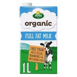 Arla Organic Long Life Full Fat Milk - no added artificial hormones  preservatives free