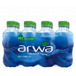 Arwa Drinking Water (12x330ml) - low sodium