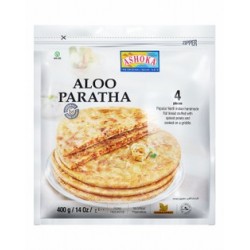 Ashoka Frozen Aloo Paratha (4 Pieces) - vegetarian  artificial preservatives free