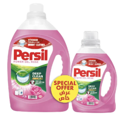 Persil Deep Clean Power Gel Laundry Detergent Rose Scent Front & Top Load (2.9L+1L) (Special Offer)