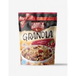 Family Harvest Granola with Cranberry - GMO free palm oil free	