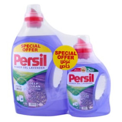 Persil Laundry Detergent Power Gel Lavender Scent Top & Front Load (2.9+1L) (Special Offer)