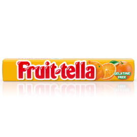 Fruit-tella Orange Candies with Fruit Juice (9 Pieces)