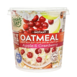 Family Harvest Oatmeal Apple & Cranberry with Milk 