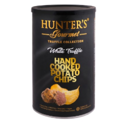 Hunter's Gourmet Hand Cooked Black Truffle Potato Chips - vegan  gluten free  GMO free