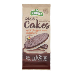 Kupiec Rice Cakes with Belgian Dark Chocolate