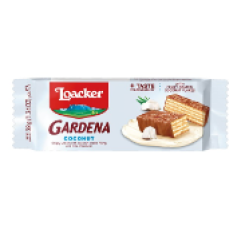 Loacker Gardena Milk Chocolate Coated Crispy Wafers Filled with Peanut Butter - no added flavorings  no added colors