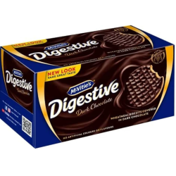 McVitie's Digestive Dark Chocolate Wholemeal Biscuits - artificial colors free  artificial flavors free  hydrogented vegetable oil free