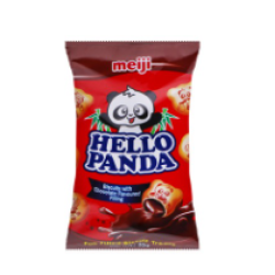 Meiji Hello Panda Biscuits Filled with Chocolate