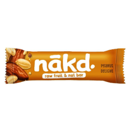 Nakd Peanut Delight Raw Fruit & Nut Bars - vegan  no added sugar