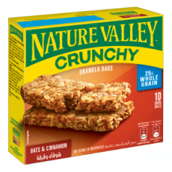 Nature Valley Crunchy Granola Bars with Oats & Cinnamon - lactose free  preservative free  color free