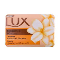 Lux Radiant Skin Soap Bar Jasmine Scent with Glycerine, Vitamins C & E