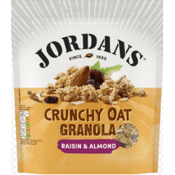 Jordans Crunchy Oat Granola Raisin & Almond - no added salt  no palm oil