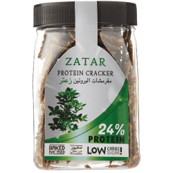 Modern Bakery 24% Protein Baked Crackers with Zaatar - soy free, low carb, low sugar