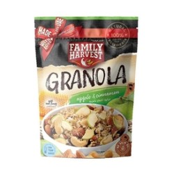 Family Harvest Granola with Honey  Apples & Cinnamon - GMO free  palm oil free