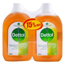 Dettol Antibacterial & Antiseptic Liquid Disinfectants (15% Off)