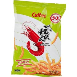 Calbee Prawn Crackers Spicy