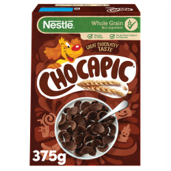 Nestle Chocapic Wholegrain Chocolate Cereal - artificial colors free, artficial flavors free 