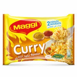 Maggi 2 Minute Instant Noodles Curry Flavor - preservatives free (Each)