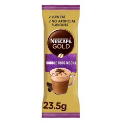 Nescafe Gold Low Fat Double Choc Mocha Instant Coffee Sachet - artificial flavors free