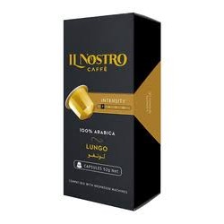 Il Nostro Caffe Lungo Arabica Coffee Capsules - Intensity 7