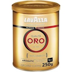 Lavazza Qualita Oro Arabica Ground Coffee Medium Roast - Intensity 5 