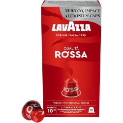 Lavazza Qualita Rossa Espresso Coffee Capsules - Intensity 10