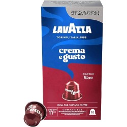 Lavazza Crema E Gusto Ricco Coffee Capsules - Intensity 11