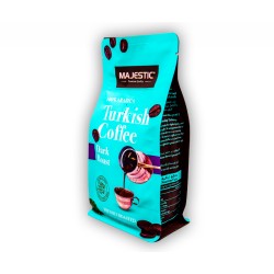 Majestic Turkish Arabica Ground Coffee with Cardamom Dark Roast 