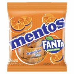 Mentos Chewy Dragees Fanta Orange Flavor