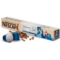 Nescafe Farmers Origins Coffee Capsules | 3 America Lungo | Arabica-Robusta with Smoky & Nutty Notes 