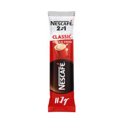 Nescafe 2-in-1 Classic Instant Coffee Sachet - sugar free ( Sticks) 