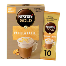 Nescafe Gold Low Fat Instant Vanilla Latte Coffee