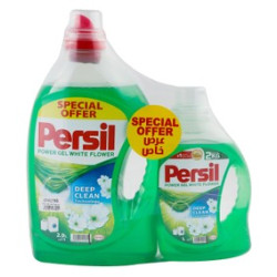 Persil Laundry Detergent Power Gel White Flower Scent Top & Front Load (2.9L+1L) (Special Offer)