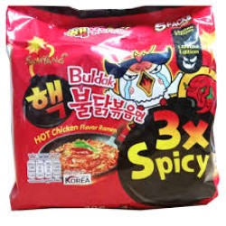 Samyang Buldak 3x Spicy Instant Ramen Noodles Hot Chicken Flavor