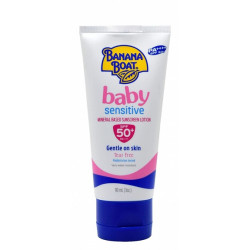 Banana Boat Simply Protect Water Resistant Baby Sunscreen SPF50+ (6+ Months) - parabens free  no added oil  no added fragrances