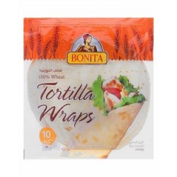 Bonita Wheat Tortilla Wraps (10 Pieces)